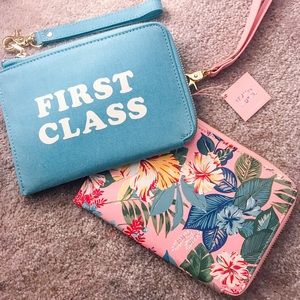 NWT First Class + Paradiso Travel Clutch Bundle